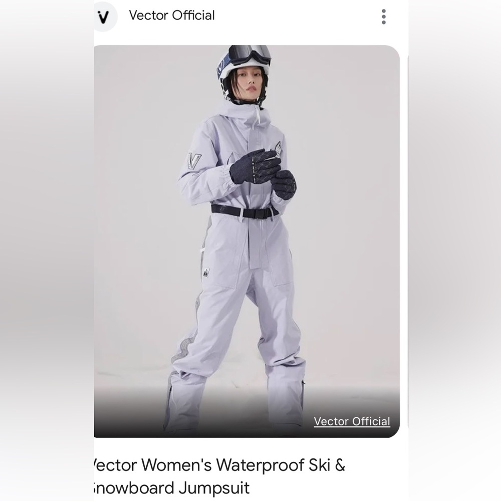 Vector Womans waterproof snow suit
